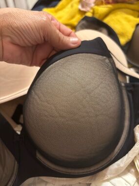 Women's Black Sheer Mesh Underwire Bra - Supportive Everyday Comfort Gorgeous
